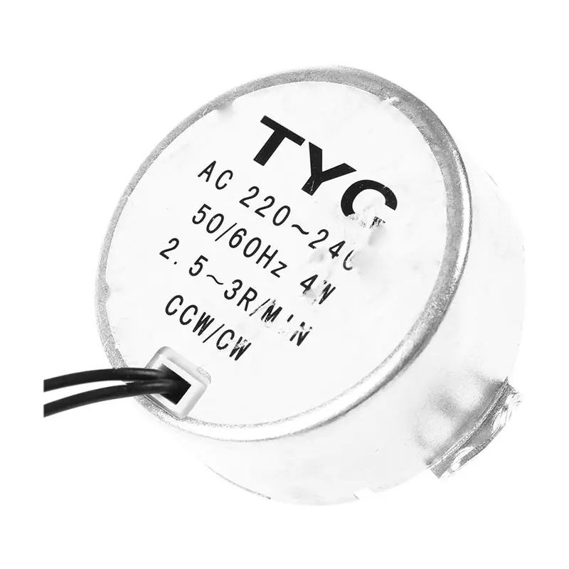 Новейший синхронный двигатель переменного тока TYC50 220V 3RPM 4W 8Kgf.cm Torque CCW/CW |