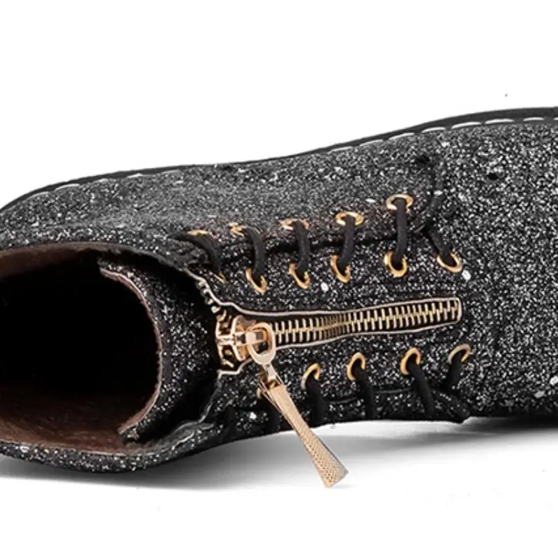 Женские ботильоны CoolCept Повседневные Вечерние ботинки на плоской подошве с