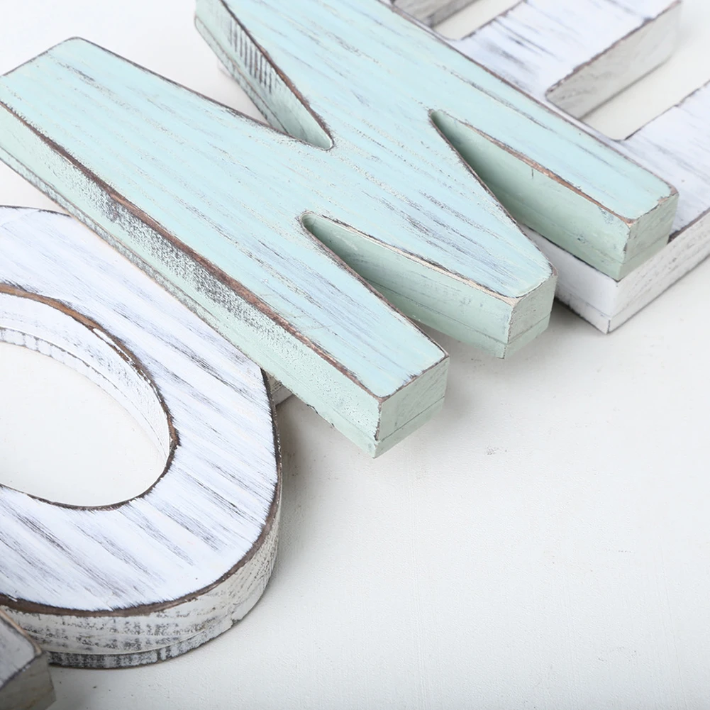 Винтажные деревянные буквы предметы для домашнего декора стен английские