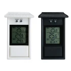 ЖК-цифровой термометр Максимальная минимальная стоимость дисплей-20  50C Крытый открытый темп метр сад теплицы измерение температуры