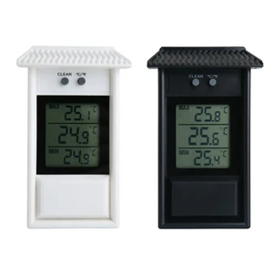 ЖК-цифровой термометр Максимальная минимальная стоимость дисплей-20  50C Крытый открытый темп метр сад теплицы измерение температуры
