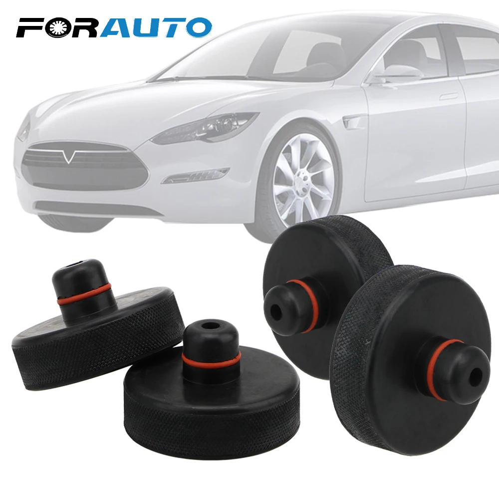 

FORAUTO 4 шт. ack Pad инструмент подъемное оборудование для Tesla Model X/S/3 Jack подъемная площадка адаптер резиновый шасси Jack автомобильный Стайлинг
