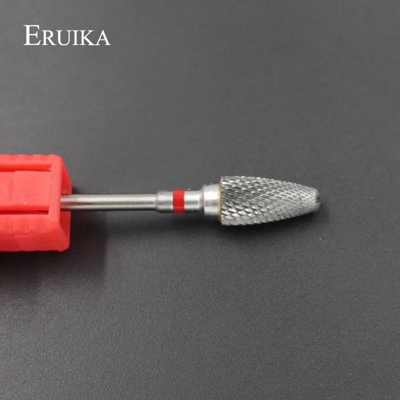 ERUIKA 1 шт. вольфрамовое твердосплавное сверло для ногтей размера F 3/32 &quotрезак ног