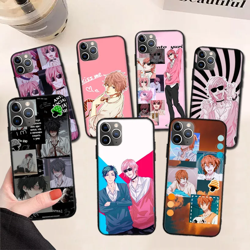 

Yarichin Club Anime Phone Case For iPhone 13 Pro Max 11 12 Pro XS Max XR X 7 8 6 6S Plus 13 Mini SE 2020 Back Cover Coque Funda