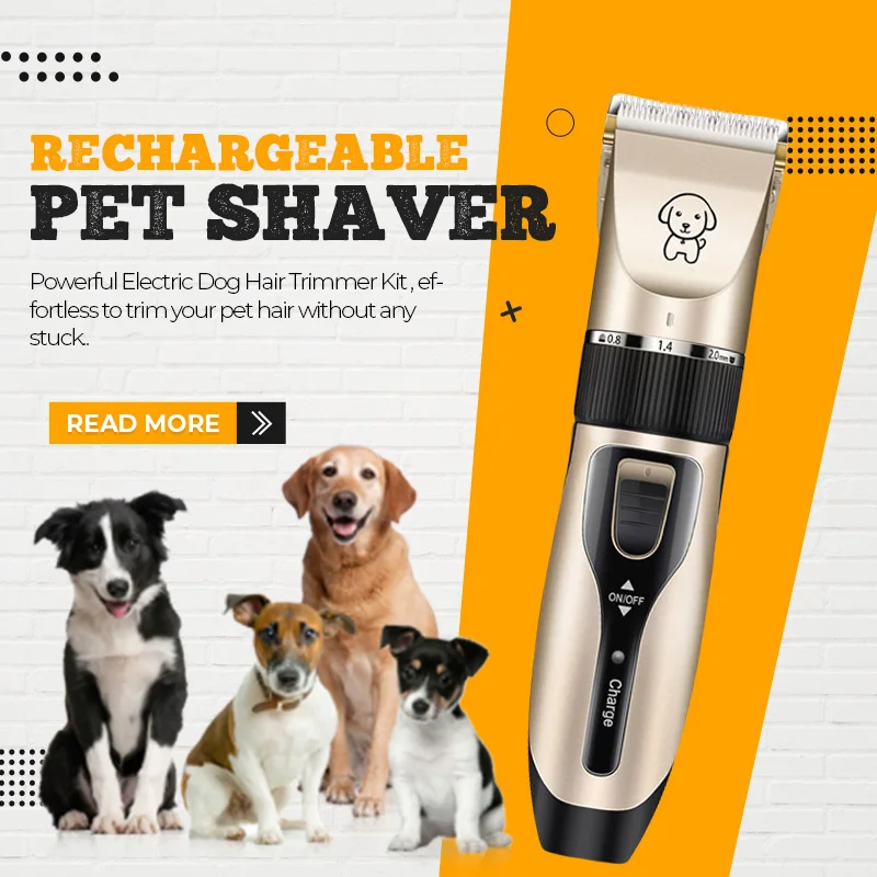 

Dog Clipper Dog Hair Clippers Grooming (Pet/Cat/Dog/Rabbit) haircut Trimmer Shaver Set Pets cordless Rechargeable Professional