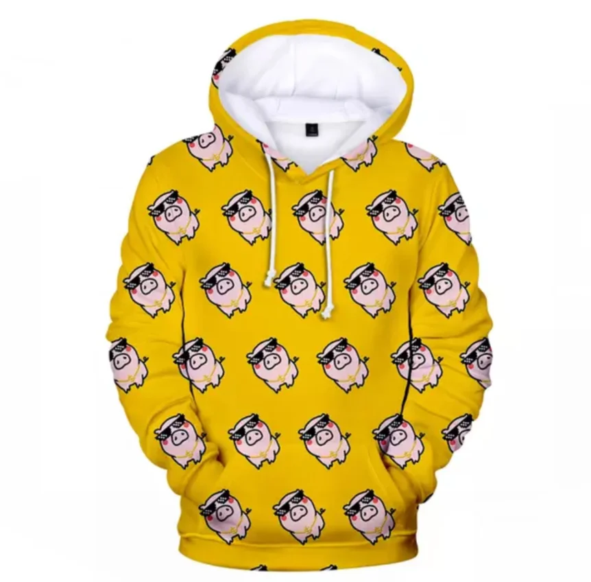 

3D Hoodie Cute The Pig 3D Sweatshirt Men Women Kawaii Hoodies Porket Casual Autumn Clothes Sweatshirts Pullover 2021 New Tops