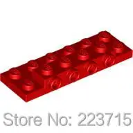 * Пластина 2x6x2/3 Вт, 4 ручки * G1175, 10 шт., блок для самостоятельной сборки, Деталь № 87609, совместима с другими сборными элементами