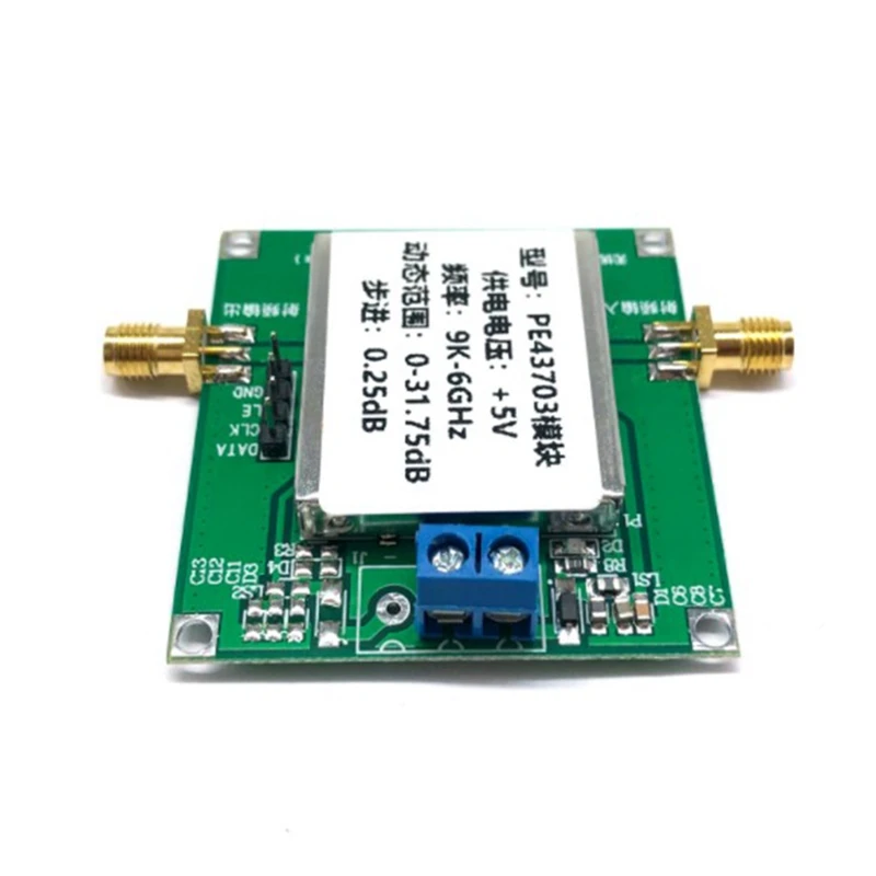

Цифровой модуль аттенюатора PE43703 RF, 9K-6 ГГц, 0,25 дБ до 31,75 дБ