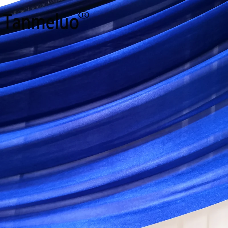 3x3 м белые занавески свадебный фон Королевский синий swag драпировка для