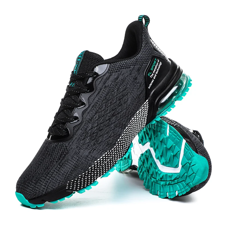 SALUDAS Men Sneakers Air Cushion Athle Running Shoes Fashion Sport Jogging Tennis Fitness Sneaker Breathable Lace-Up Casual Shoe