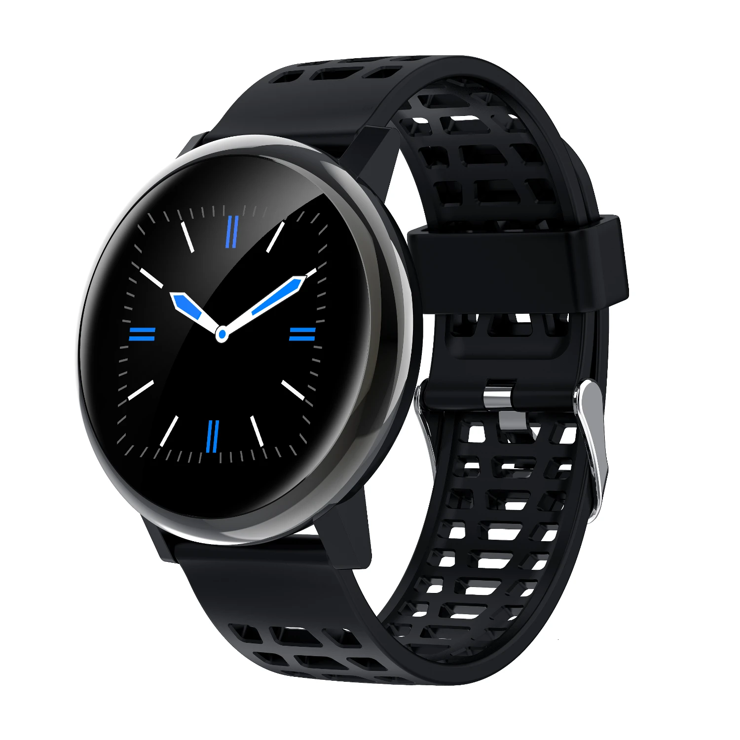 COXRY, спортивные Смарт-часы, мужские, Bluetooth, часы для здоровья, женские, фитнес, пульсометр, наручные часы, кровяное давление, умные часы, IOS, Android - Цвет: black