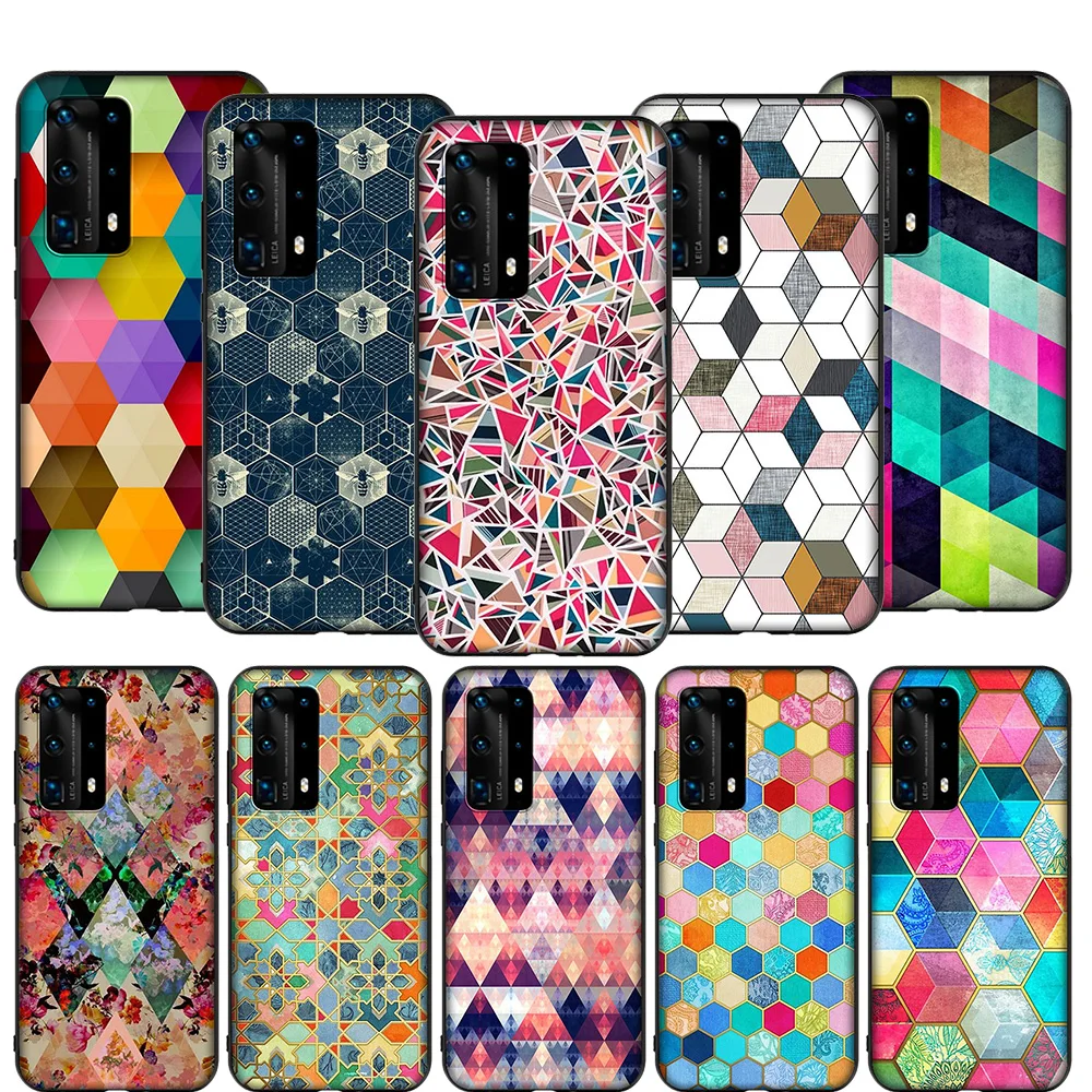 Кристальный богемный сотовый Чехол T43 для Huawei Mate Nova 2 2i 3 3i 4E 5 5i 5T Smart 6 7 10 20 30 SE P Pro Lite