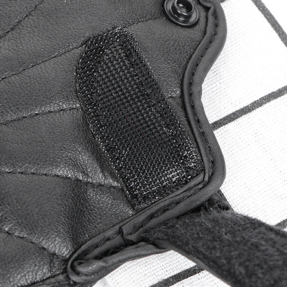 

Winter Genuine Leather Touch Screen Warm Thicken Riding Workout for Travel Outdoor - Size (Black)