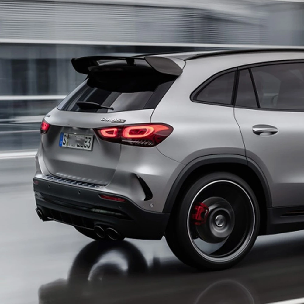 

Glossy Black Rear Bumper Spoiler Air Vent Cover Trim For Benz GLA H247 GLA35 AMG 2020