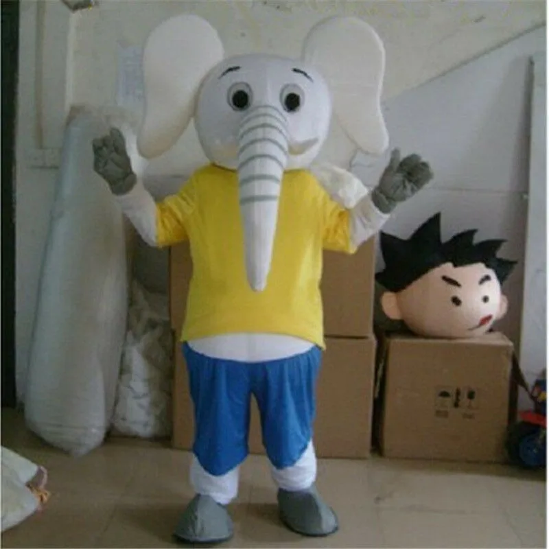 

Elephant Mascot Costume Suits Cosplay Party Game Dress Outfit Clothing Carnival Halloween Handmade Interesting Cartoon Character