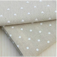 cotton and linen fabric printed dots cotton fabric diy sofa curtain tablecloth home decor cotton fabric