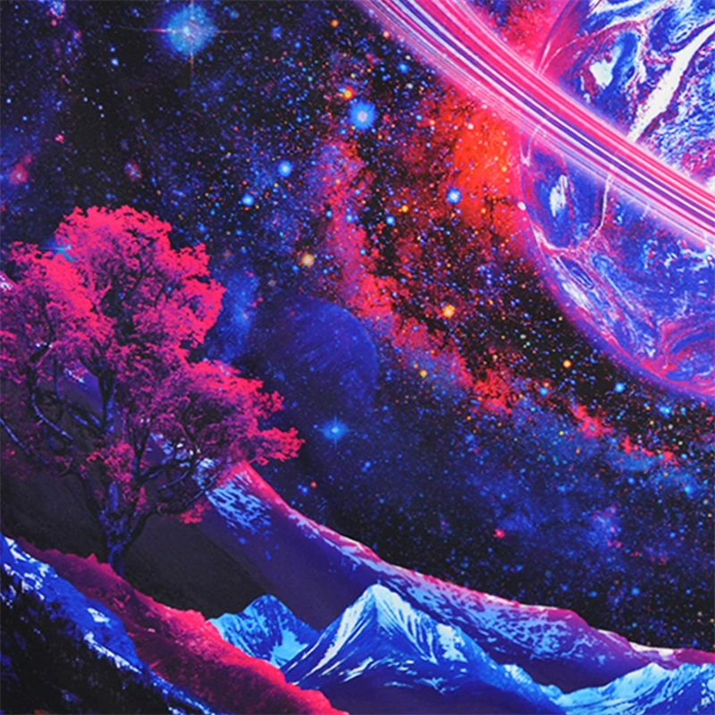 

FFO Galaxy Tapestry Trippy Planet Tapestries Fantasy Space Star Tazip Home Wall Hanging Floor Covering Decoration