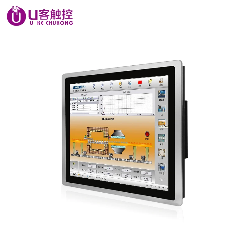 10 4 дюймовый промышленный сенсорный экран Win10 pro компьютер с емкостным сенсорным