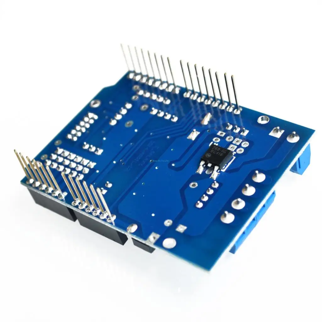 

10PCS/LOT L298P PWM Speed Controller Dual High-Power H-bridge Driver ,Bluetooth Interface, L298P Motor Shield Board for