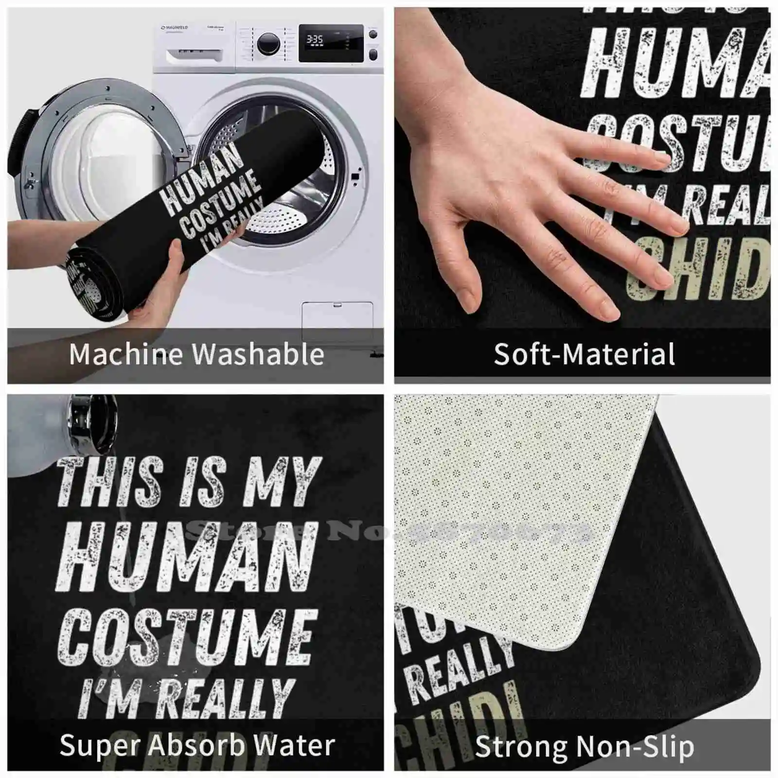 Это мой костюм Человека я действительно Хиди мягкая подушка домашний коврик