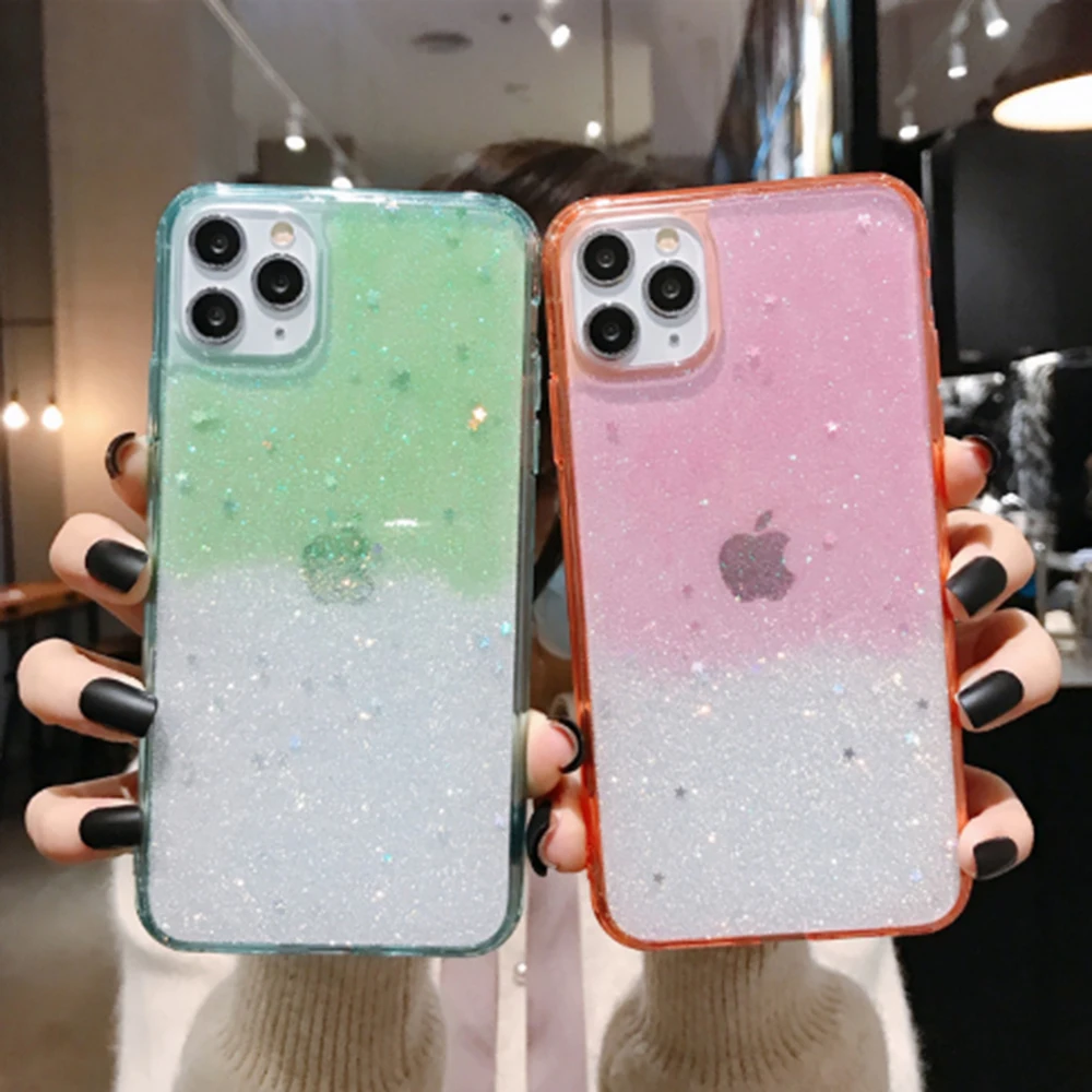 Блестящий чехол для iPhone11 Pro MAX X Xr Xs Max 7 8 6 6S Plus|Бамперы| |