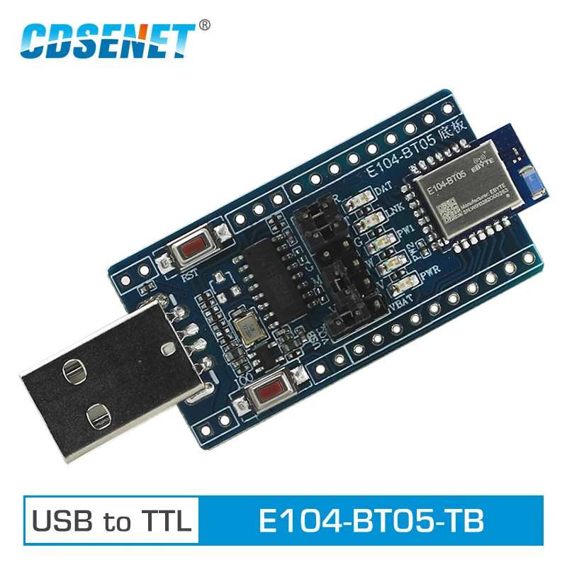 E104-BT05-TB USB для тестовой платы TTL TLSR8266 2 4 ГГц BLE4.2 UART модуль беспроводного