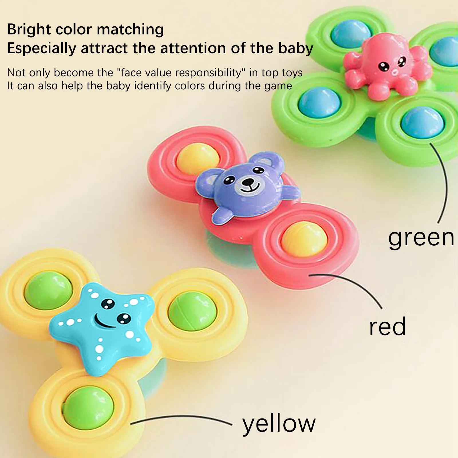 Детские Игрушки для ванны в ванную комнату Мультяшные присоски обеденный стул