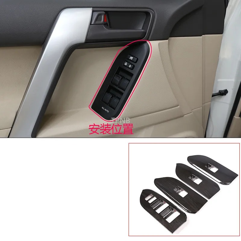 Подлокотник из черного АБС пластика под дерево переключатель для внутренней