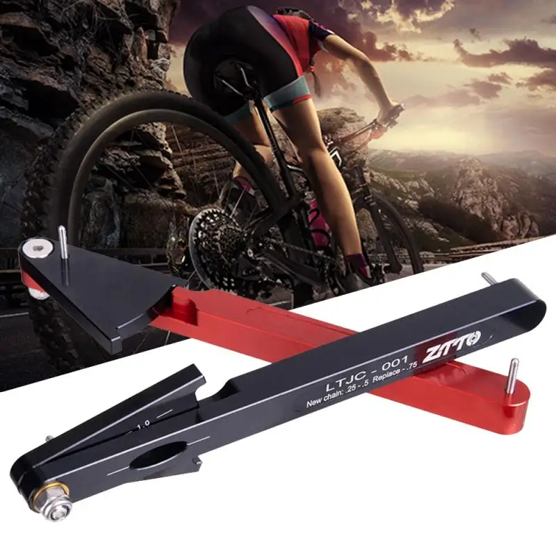

Bicycle Chain Ruler and Checker Wear Indicator Tool Check Measurer Ruler Chain Checker Kits Chains Gauge Measure Bike Sprocket