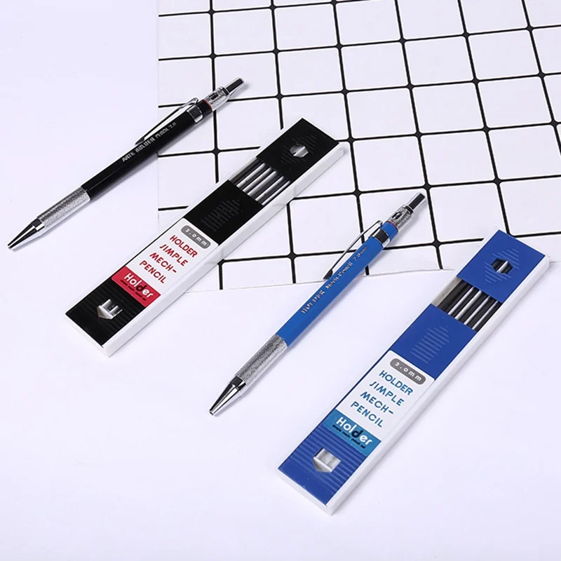Карандаш HB автоматический металлический карандаш для рисования 2 0 | Канцтовары