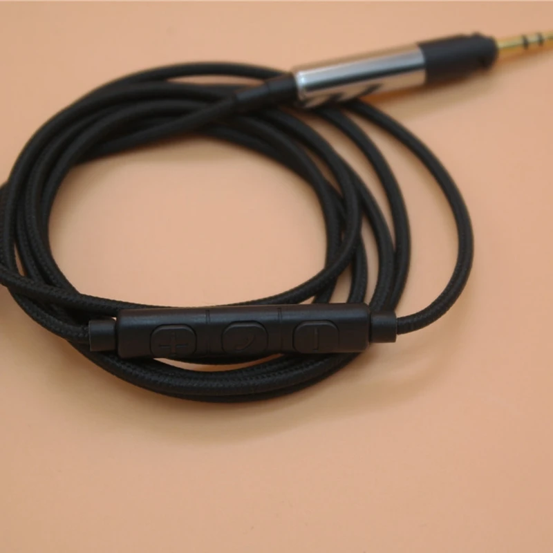 Наушники гарнитура сменный кабель с пультом дистанционного управления и