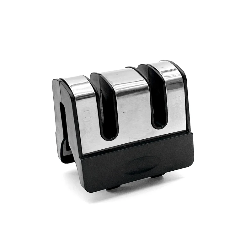 

New 2 stage Knife Sharpener Kitchen Sharpening System Detachable Tungsten Steel Grinder Knife Tool Knife Sharpening