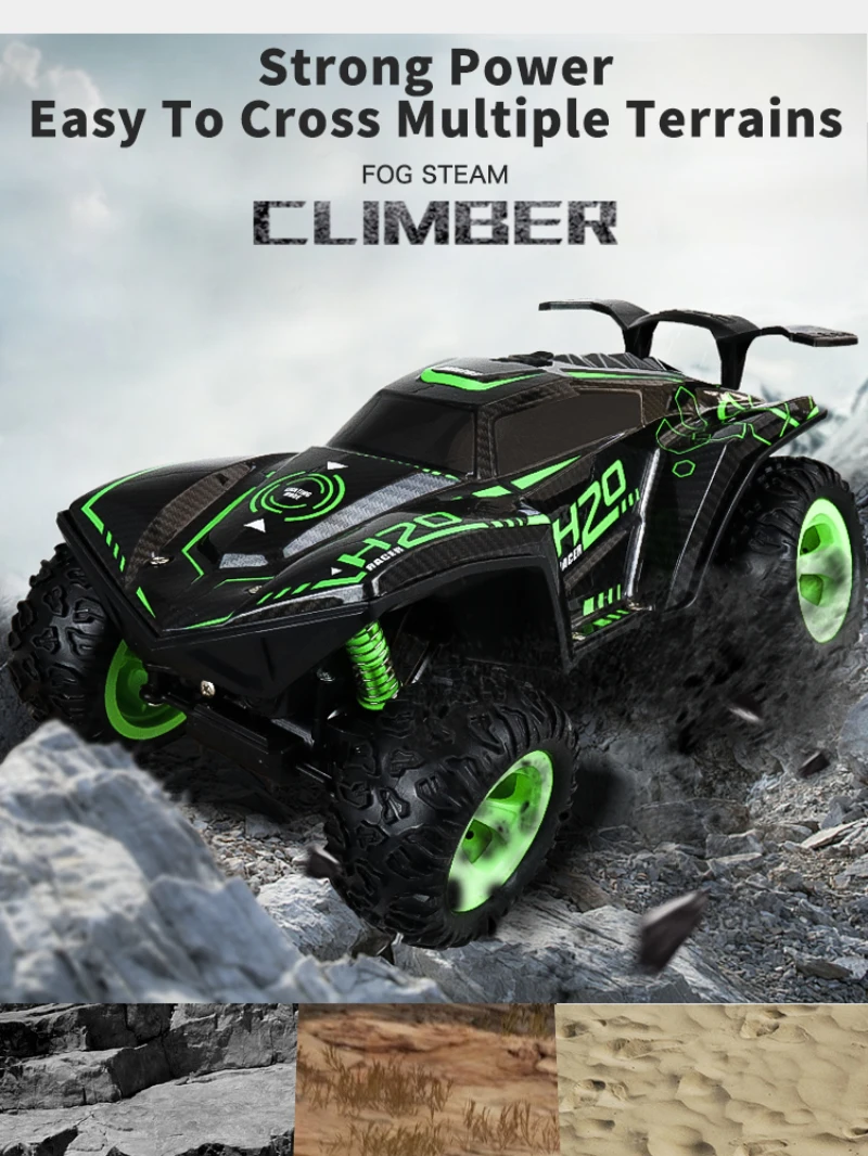 4WD 2 4G вссветильник для скалолазания автомобиль с пультом дистанционного