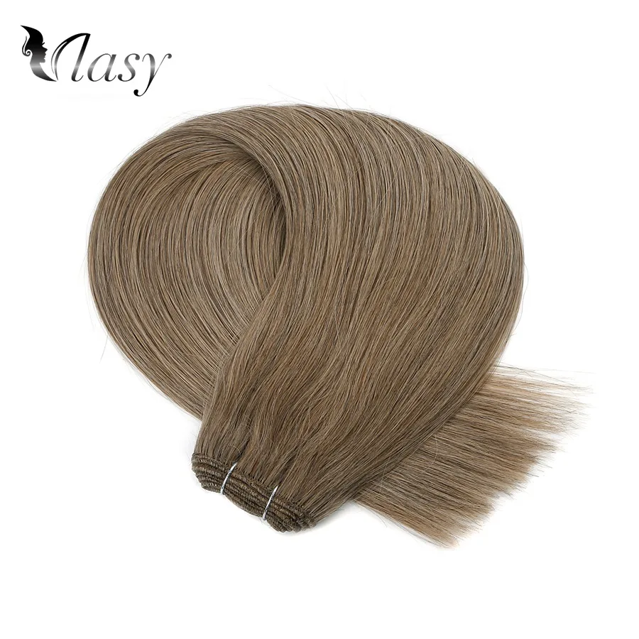 Vlasy 24 дюйма 100 г/шт. Remy Weft прямые волосы пряди Переплетенные двойные европейские