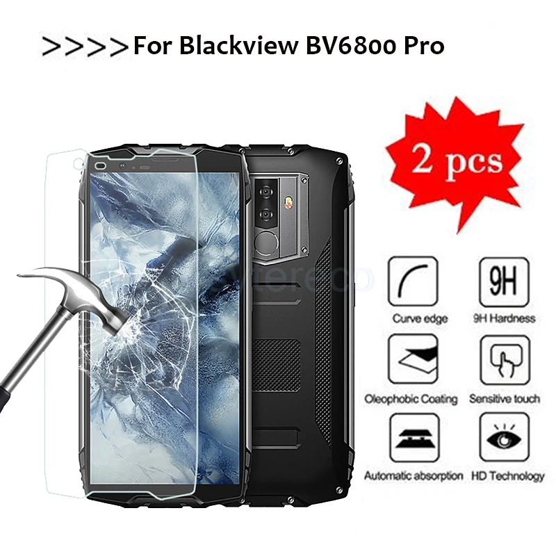 Закаленное стекло 9H для смартфона Blackview BV6800 pro bv6800pro оригинальная стеклянная
