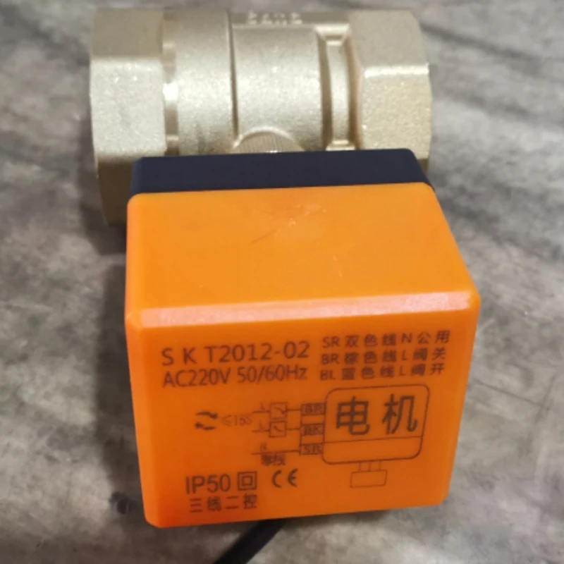 Промо-акция! Ac 220V G2 Dn50 2-полосная 3-жильный 2-точечный Управление латуневый