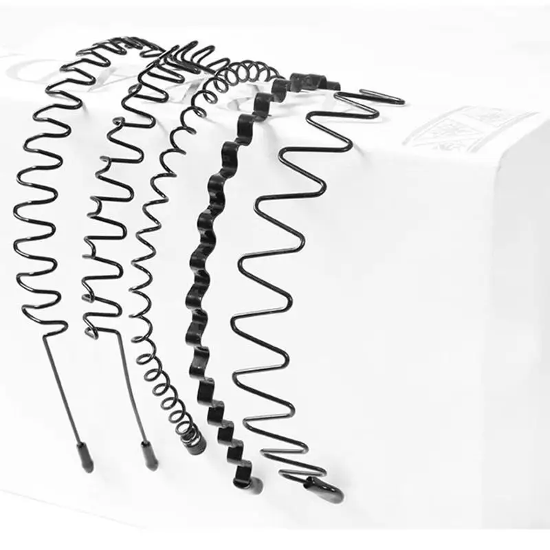 Модная мужская черная лента для волос в виде пещеры обруч металлическая