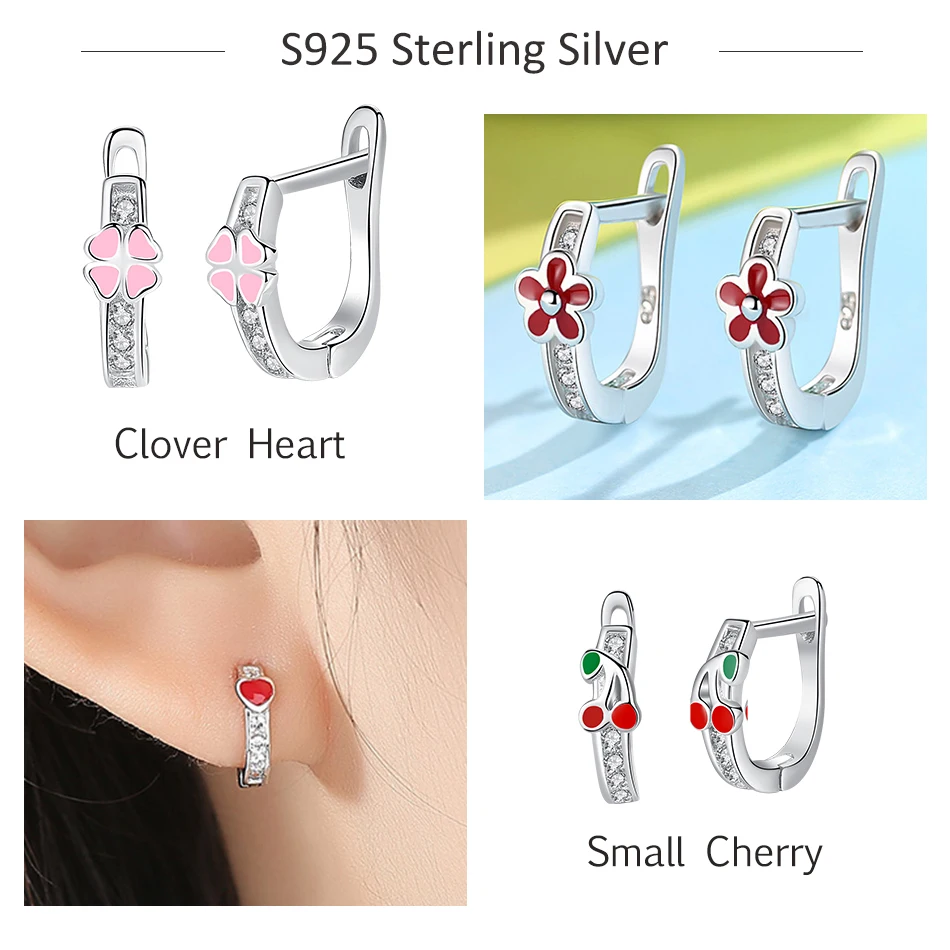 ELESHE прекрасный цветок клевера с изображением сердца кота собаки