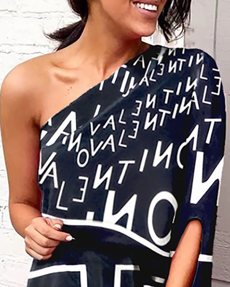 Женское однотонное платье на одно плечо повседневное летнее до щиколотки с