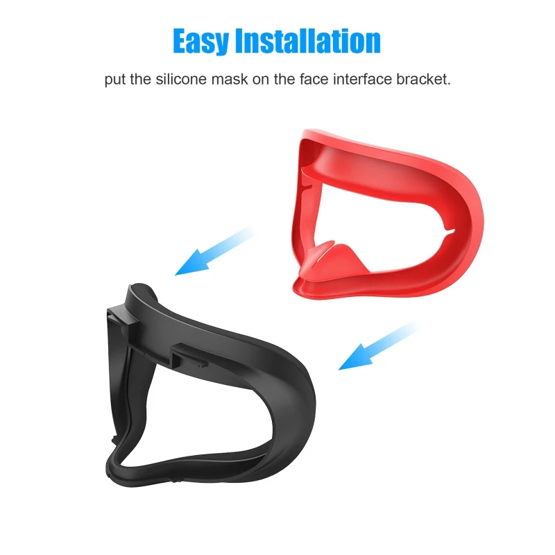 

for oculus Quest 2 VR Headset New Soft Silicone Eye Mask Cover Pad Eye Cover 203A