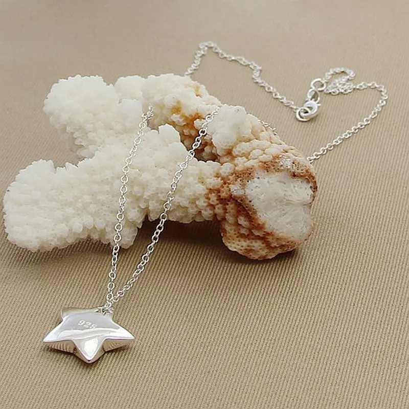 New Fashion Jewelry Silver Color Necklace for Women Cute Sky Star Pendant Necklaces Wholesale Price | Украшения и аксессуары