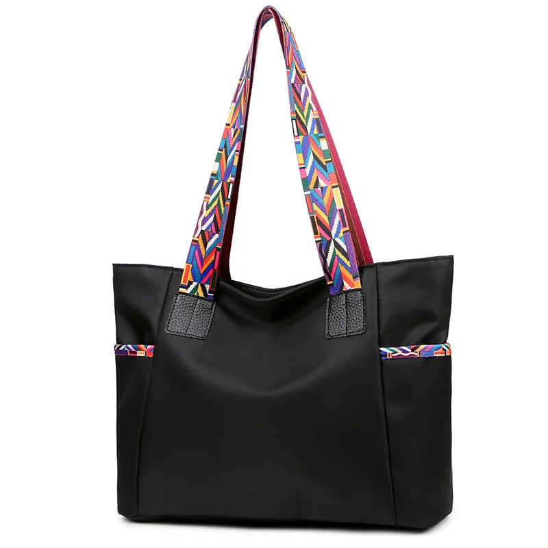 

Women Nylon Cloth Handbag Large Capacity Korean Women's Shoulder Bag Fashion Portable Shopping Tote Bags