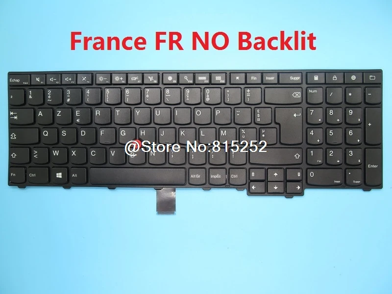 Laotop клавиатура для Lenovo Thinkpad E540 W540 T540P L540 L570 E531 T550 T560 W550S P50S английский США Франция FR