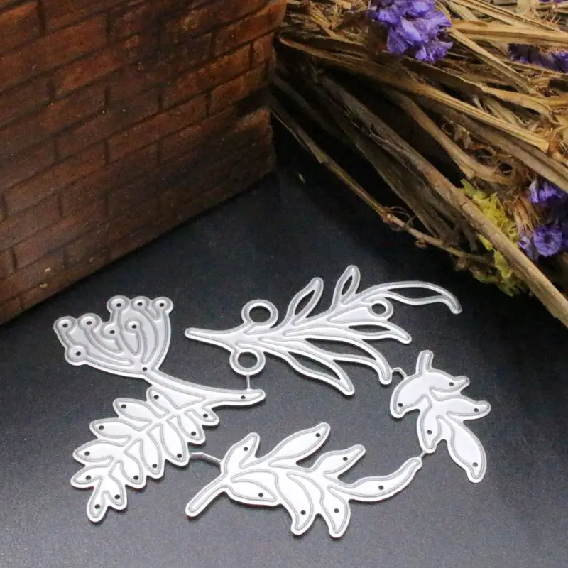 

Leaf Metal Cutting Dies Stencil DIY Scrapbooking Album Stamp Paper Card Embossing Craft Decor