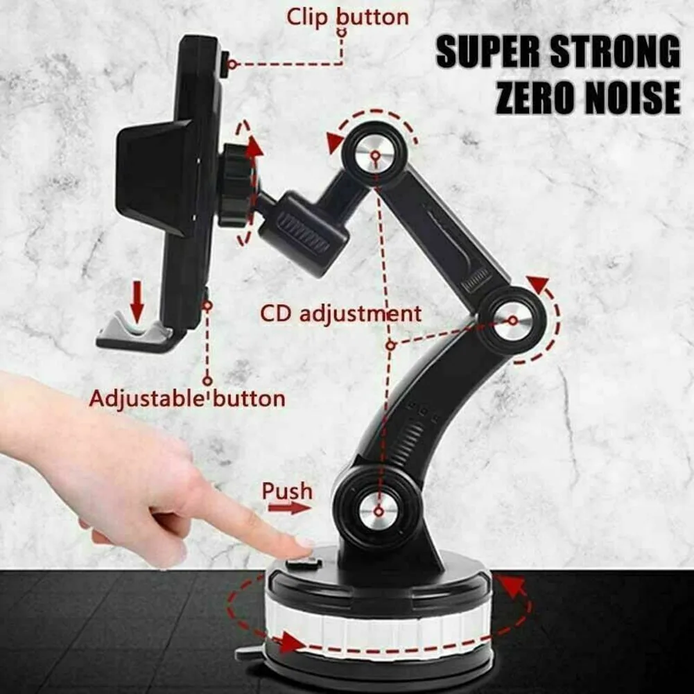 

Phone Mount For Car Center Console Stack Super Adsorption Phone Holder On-Board 360 Degree Free Rotation For 2.3-3.5inches Phone