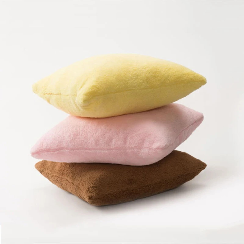 Хлопок бархат наволочка 50*50 см квадратные декоративные подушки одноцветные 15