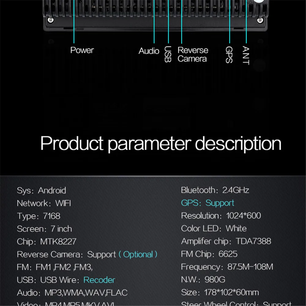 " сенсорный экран Android 9,1 автомобильный Радио gps навигация ram 2 ГБ+ rom 32 ГБ 2Din автомобильный мультимедийный видео плеер Авто Стерео