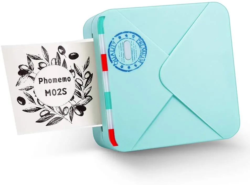 Карманный принтер Phomemo M02S 300 точек/дюйм HD термопринтер Для Фотопечати совместимый