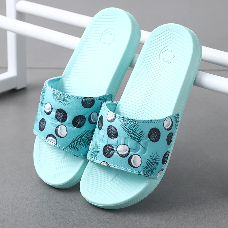 Женские летние туфли без застежки Сандалии-шлепанцы с цветами шлепанцы Пляжные