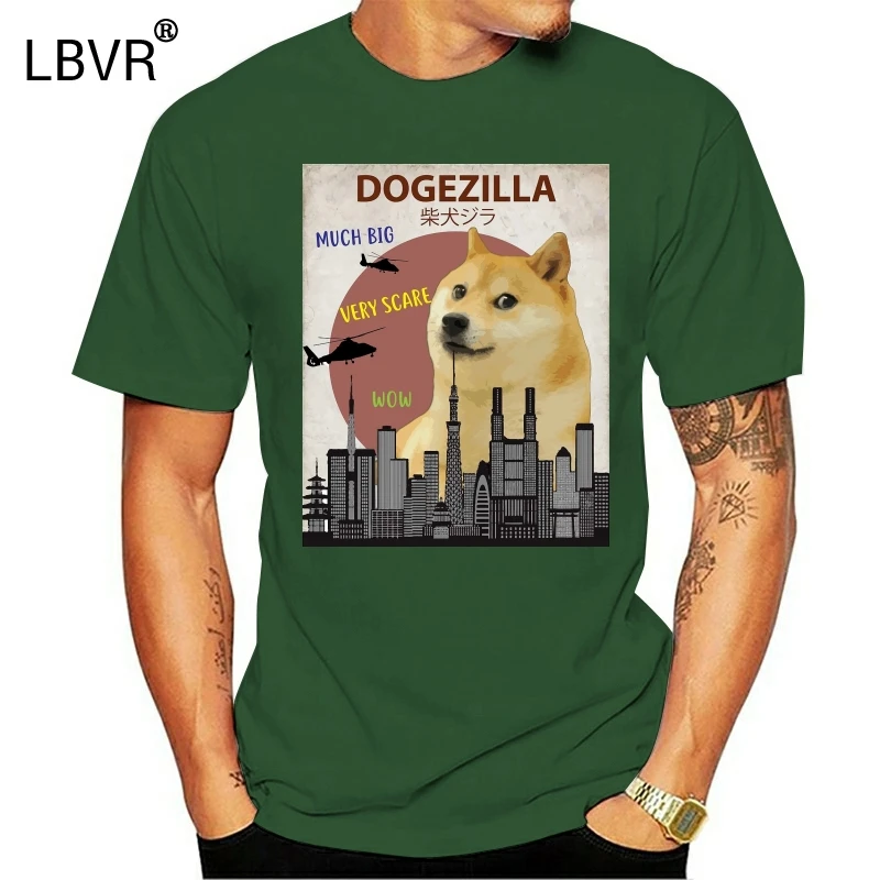 Dogezilla футболка смешной дож мем Косплей Shiba Лисья Секретная служба (Inu Рубашка с